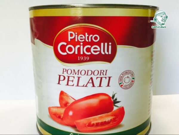 1 cà chua hộp nguyên trái lột vỏ