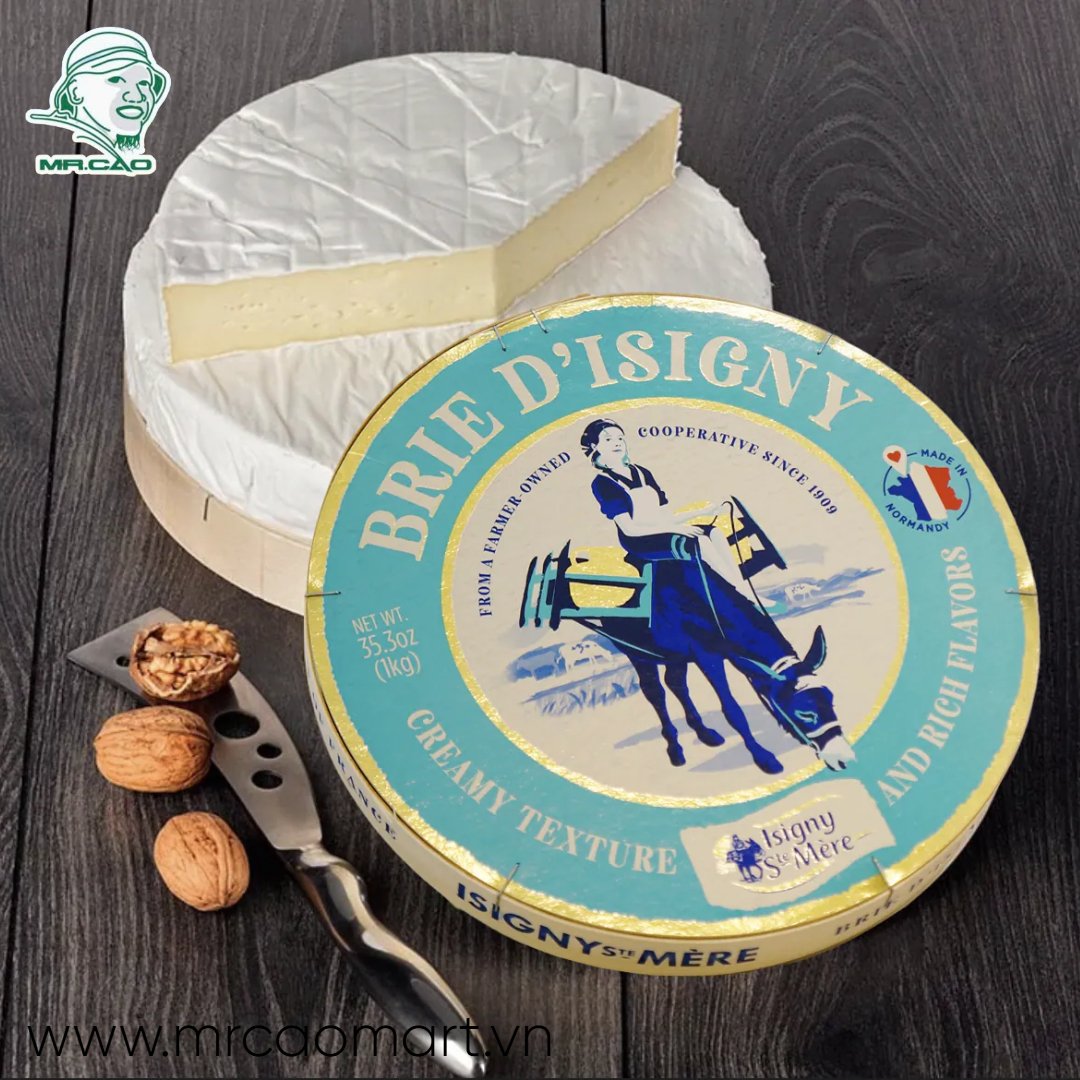 Phô Mai Brie ISYGNI Sainte Mere 1kg – MrCao Mart